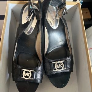 Michael Kors black Wedges